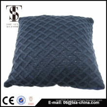 2015 Coton Bleu Chevron Accroissement à rayures Couteau décoratif Housse d&#39;oreiller Coussin de mode Populaire